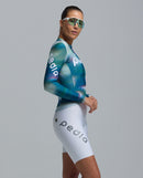 Pedla 薄長袖車衣Colour Wheel LS Classic Jersey Motion Teal 女款 藍