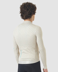 Café du Cycliste 車衣 Constance LS Jersey Puddle 長袖 男款 淺灰格