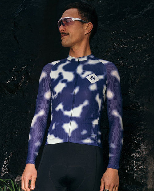 PM 車衣 Core LS Jersey Marble Purple 長袖 大理石紫