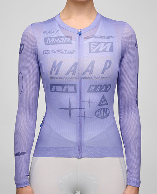 MAAP 車衣 Drome Pro Air LS Jersey 3.0 Lavender 長袖 女款 紫