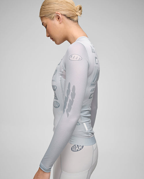 MAAP 車衣 Drome Pro Air LS Jersey 3.0 Ice Gray 長袖 女款 灰