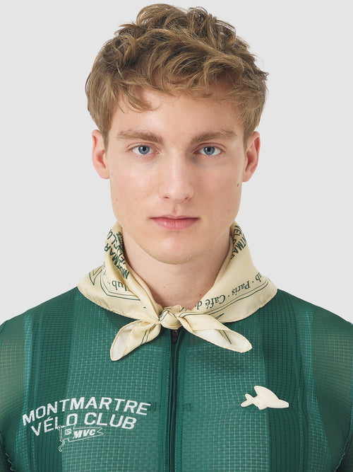 Café du Cycliste 絲巾Carre de Soie MVC Silk Scarf Antique White 米