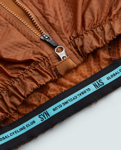 Biehler 防潑輕量風衣 Defender Stow Away Jacket Tuscany 男款 磚紅棕