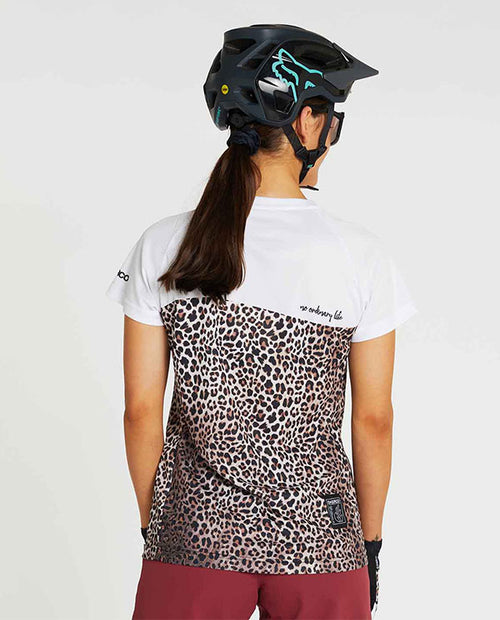 DHaRCO MTB SS Jersey Leopard 女-短袖-豹紋