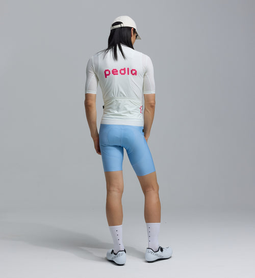 Pedla 車衣 Dots Classic Jersey Procelain Fuchsia 男款 瓷白