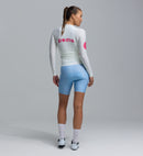 Pedla 薄長袖車衣 Dots Classic LS Jersey Porcelain Fuchsia 女款 瓷白