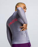 Pedla 薄長袖車衣 Dots Classic LS Jersey Light Grey 男款 淺灰