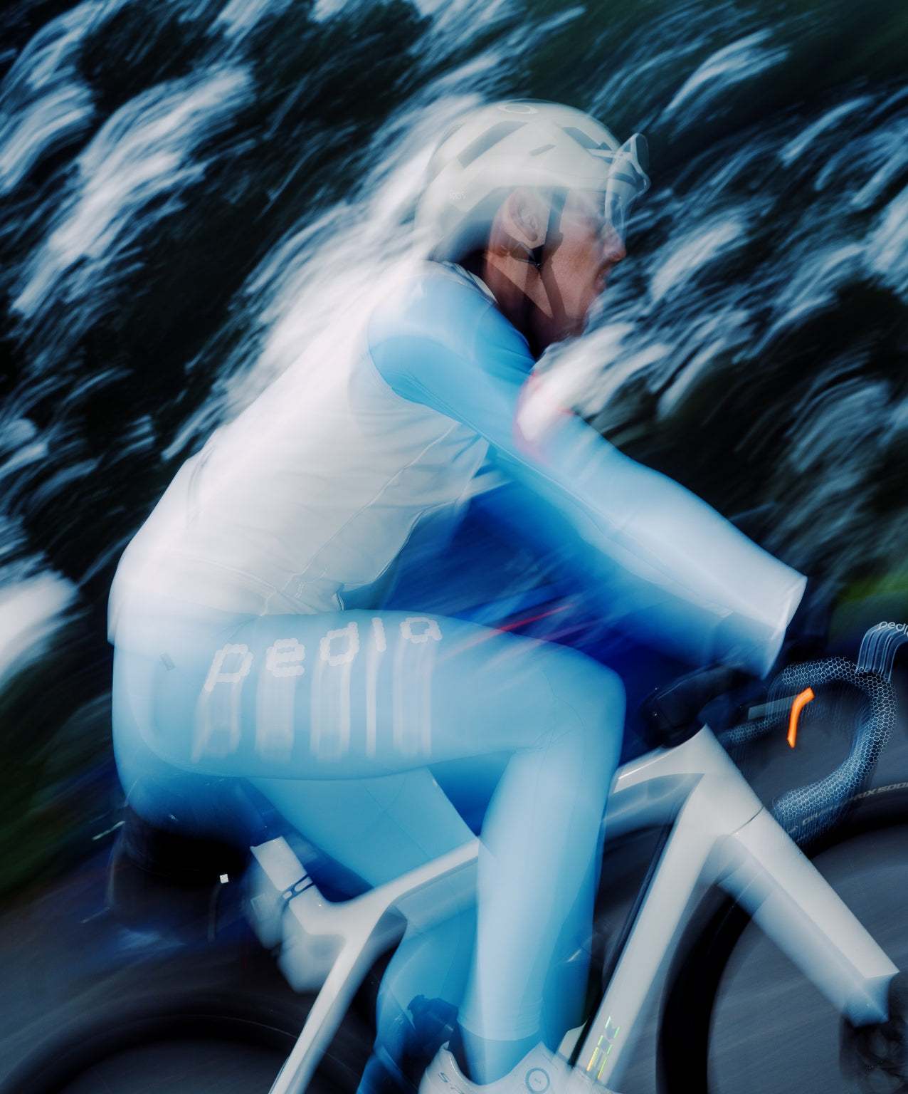 Pedla 薄長褲 Dots SuperFIT 2.0 Bib Tight Powder Blue 男款 粉藍