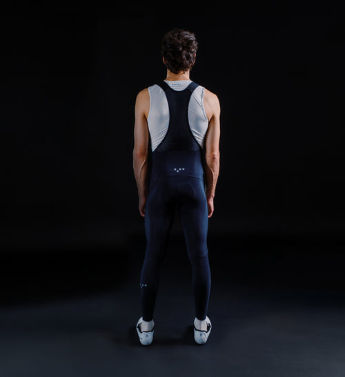 Pedla 薄長褲 PRO SuperFIT Air Bib Tight Dots Reflective Black 男款 黑-反光Logo