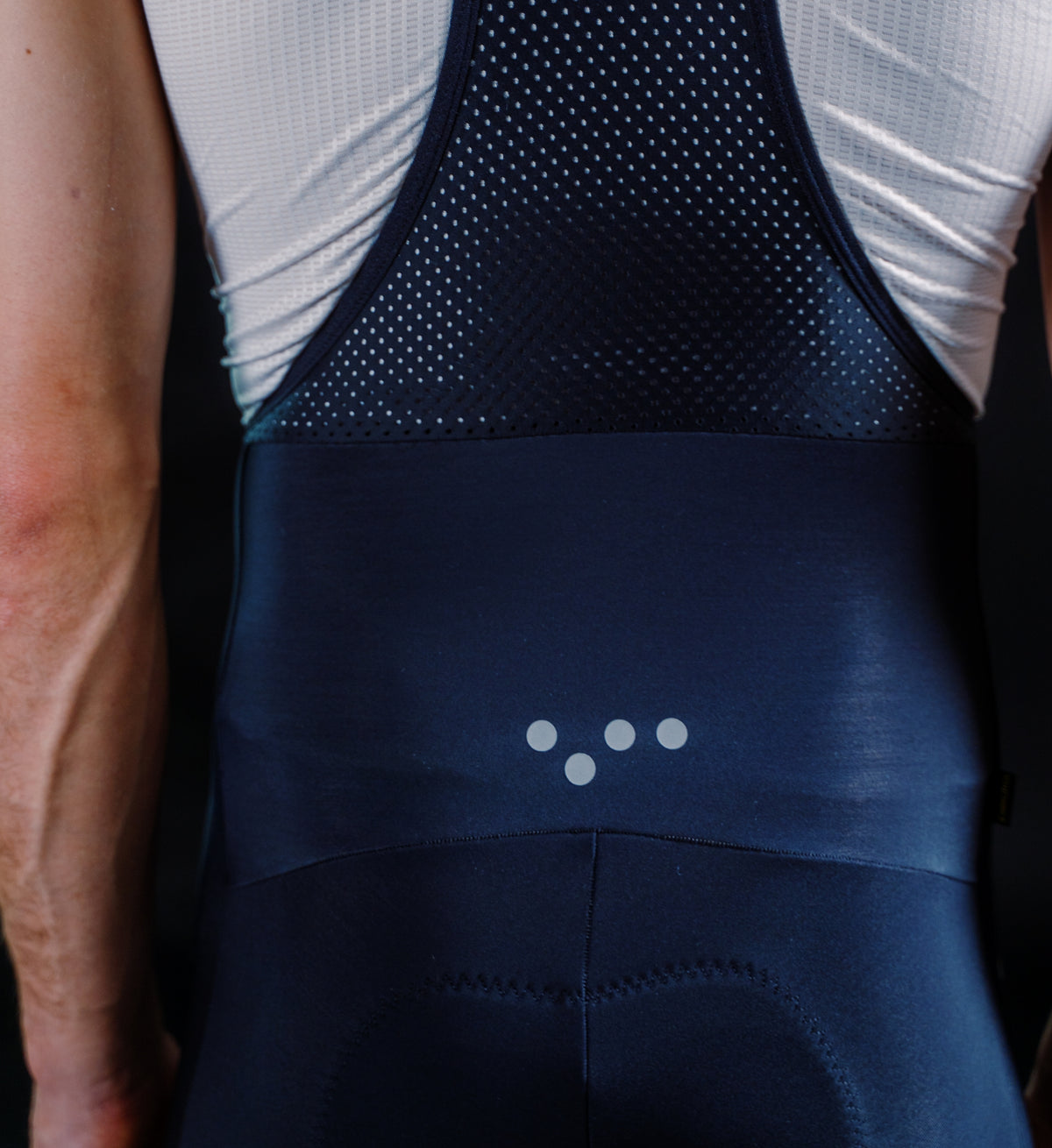 Pedla 薄長褲 PRO SuperFIT Air Bib Tight Dots Reflective Black 男款 黑-反光Logo