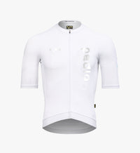 Pedla 車衣 Dots Classic Jersey Reflective White 男款 反光logo 白
