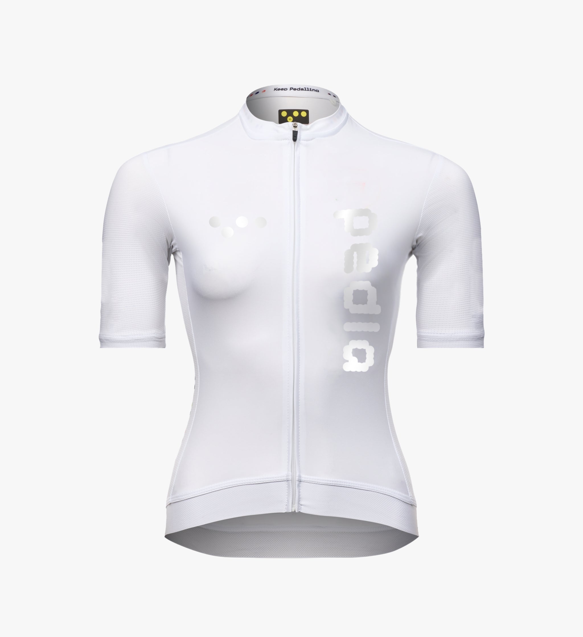 Pedla 車衣 Dots Classic Jersey Reflective White 女款 反光logo 白