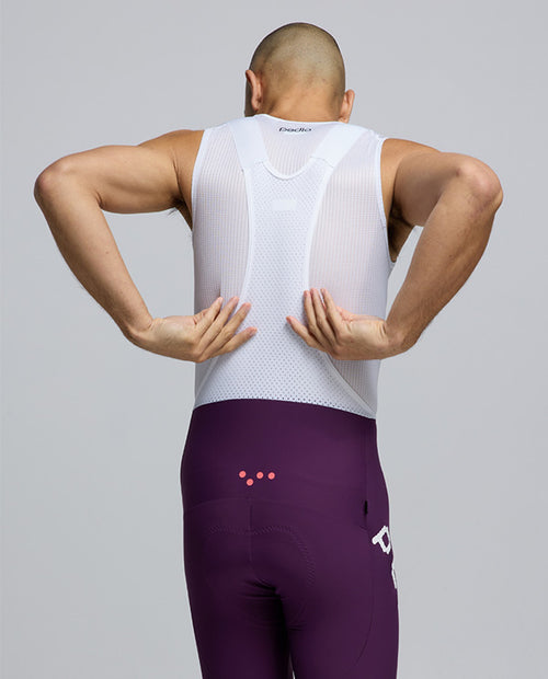 Pedla 薄長褲 Dots SuperFIT2.0 Bib Tight Aubergine 男款 茄紫