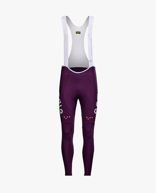 Pedla 薄長褲 Dots SuperFIT2.0 Bib Tight Aubergine 男款 茄紫
