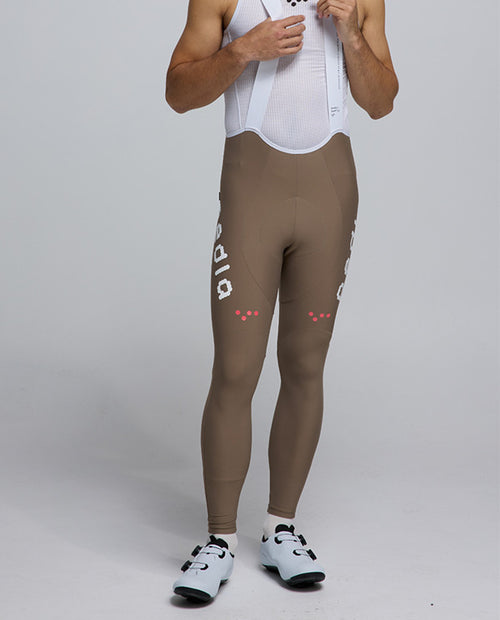 Pedla 薄長褲 Dots SuperFIT2.0 Bib Tight Stone 男款 灰棕