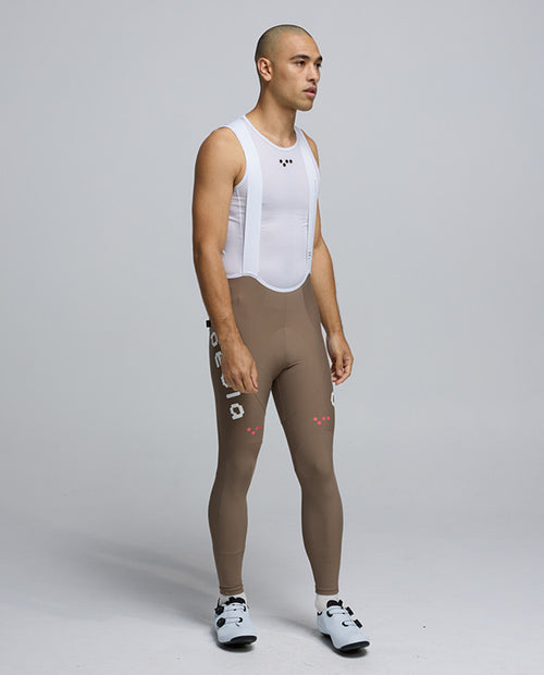 Pedla 薄長褲 Dots SuperFIT2.0 Bib Tight Stone 男款 灰棕
