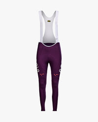 Pedla 薄長褲 Dots SuperFIT2.0 Bib Tight Aubergine 女款 茄紫