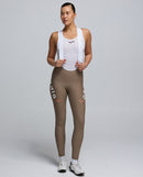 Pedla 薄長褲 Dots SuperFIT2.0 Bib Tight Stone 女款 灰棕