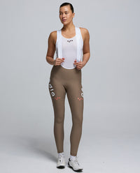 Pedla 薄長褲 Dots SuperFIT2.0 Bib Tight Stone 女款 灰棕