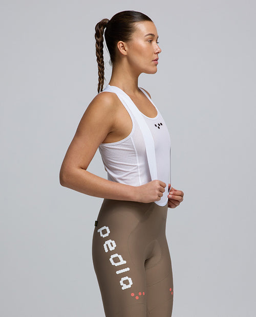 Pedla 薄長褲 Dots SuperFIT2.0 Bib Tight Stone 女款 灰棕