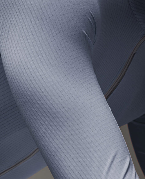 Q36.5 薄長車衣 Dottore Pro LS Jersey Grisaille Blue 男款 灰藍