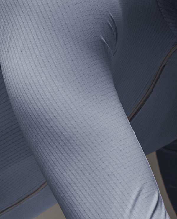 Q36.5 薄長車衣 Dottore Pro LS Jersey Grisaille Blue 男款 灰藍