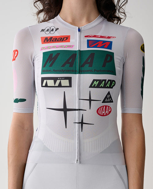 MAAP 車衣 Drome Pro Air Jersey 3.0 Lcicle 短袖 女款 白
