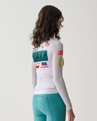 MAAP 車衣 Drome Pro Air LS Jersey 3.0 Lcicle 薄長袖 女款 白