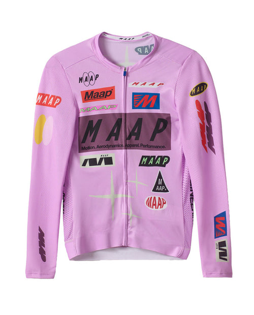 MAAP 車衣 Drome Pro Air LS Jersey 3.0 Lily 薄長袖 男款 粉