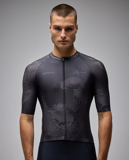 Givelo 車衣ESSNTL SS JERSEY PIXEL BLACK 男女共版 黑