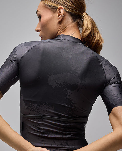 Givelo 車衣ESSNTL SS JERSEY PIXEL BLACK 男女共版 黑