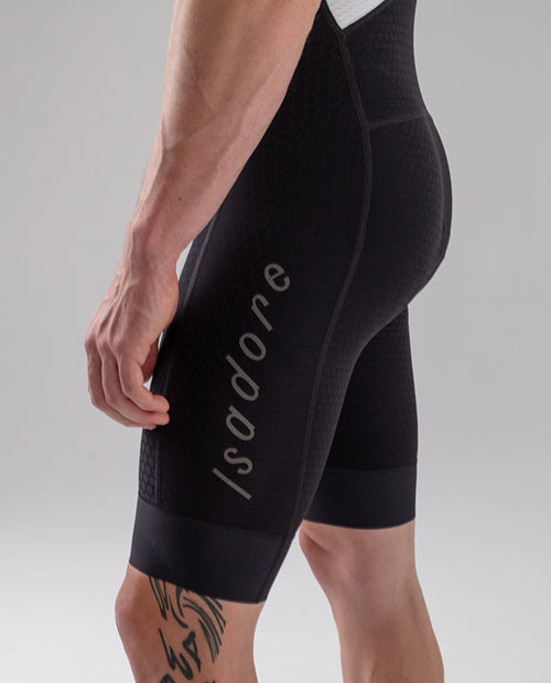 Isadore 車褲 Echelon Aero Bib Shorts Black White 男款 黑