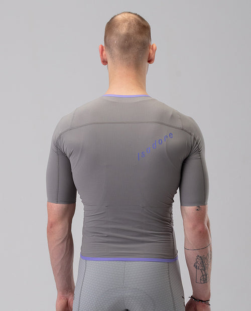 Isadore 車衣 Echelon Ultralight Aero Jersey December Sky 男款 灰