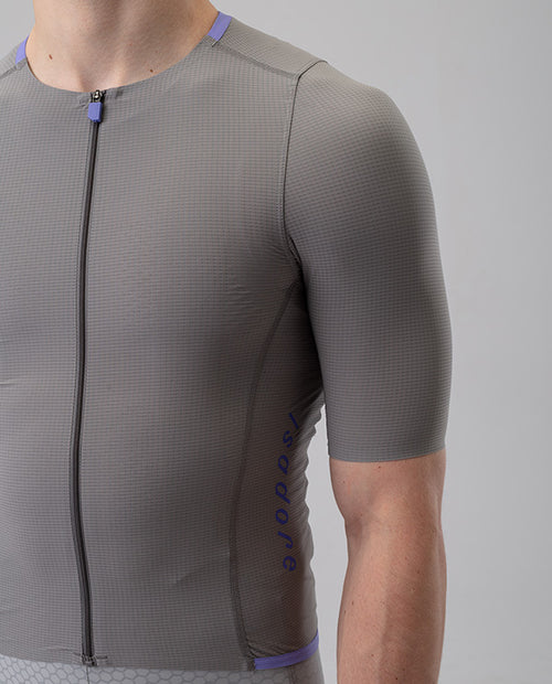 Isadore 車衣 Echelon Ultralight Aero Jersey December Sky 男款 灰