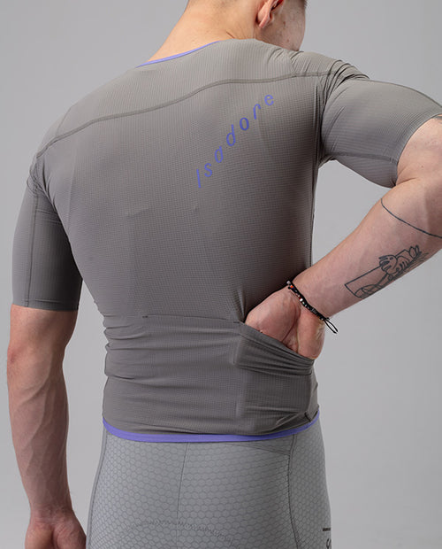 Isadore 車衣 Echelon Ultralight Aero Jersey December Sky 男款 灰