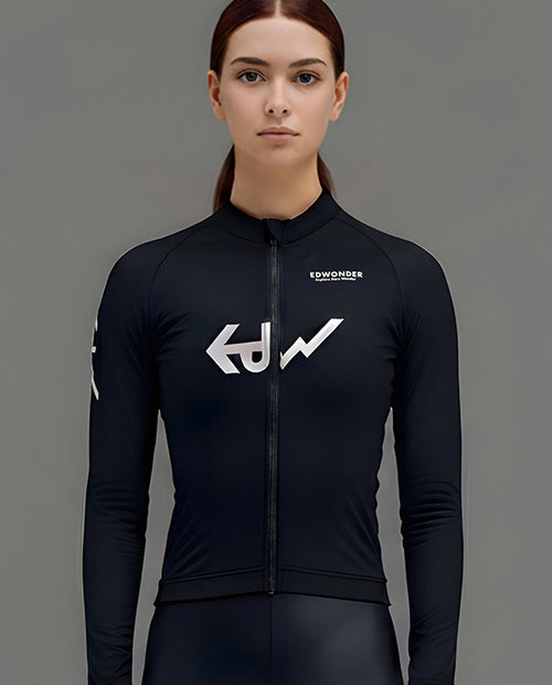 EDW 車衣EdW Jersey Thermal LS 2.0 Black 長袖 女款 黑