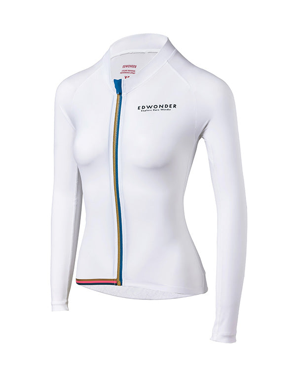 EDW 薄長袖車衣EdW Edition LS Jersey 3.0 White 女款 白