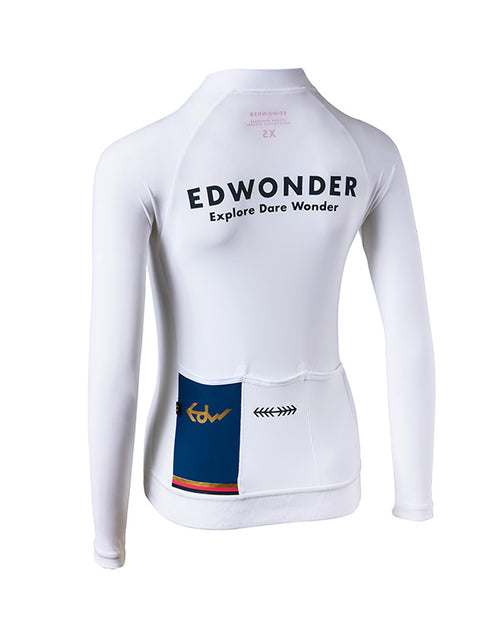 EDW 薄長袖車衣EdW Edition LS Jersey 3.0 White 女款 白