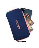 EdWonder 包 Multi-use Wallet 2.0 Petrol-Coral Pink L 藍/粉字