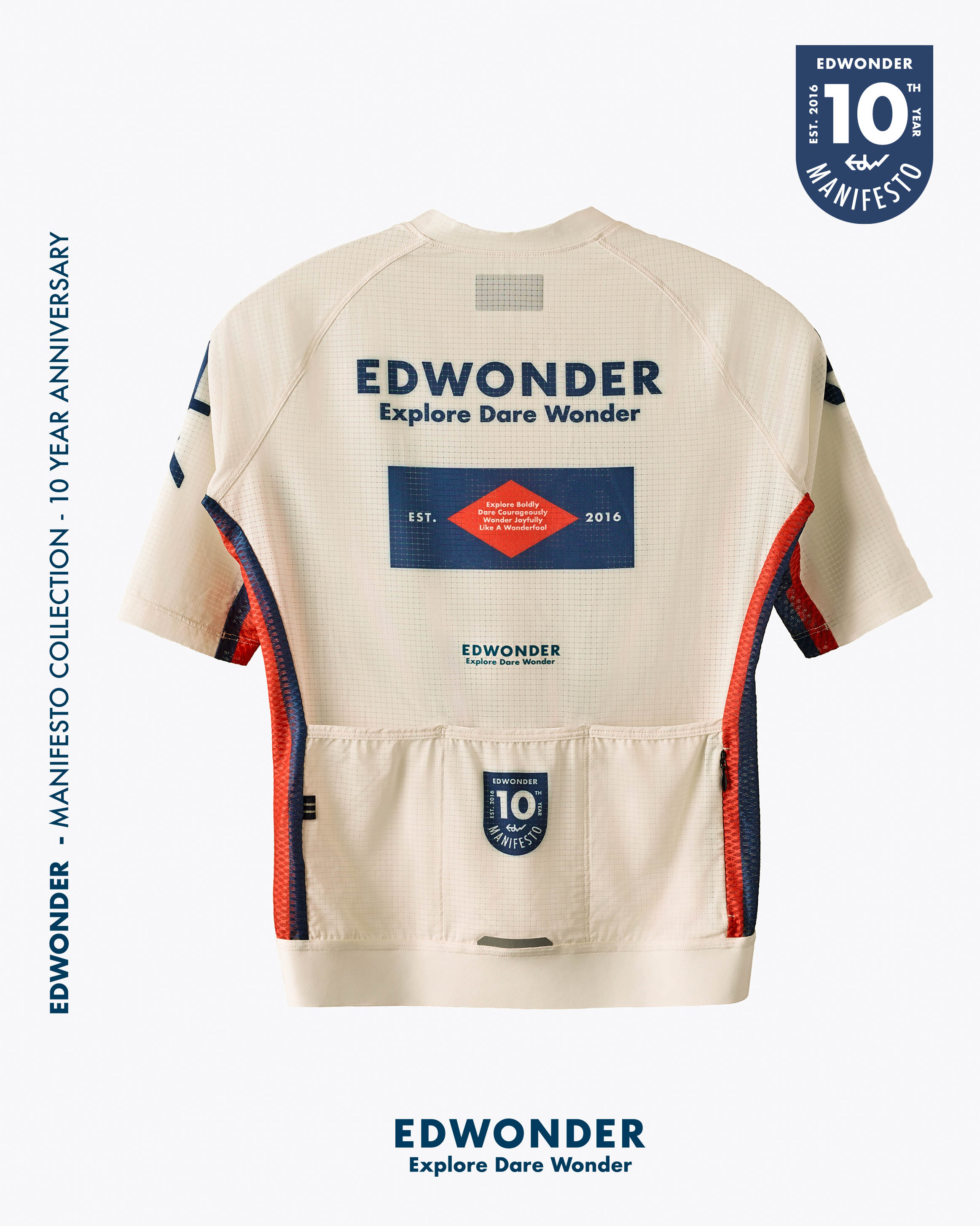 EDW 車衣Manifesto SS Jersey - Explore Vintage Ivory 女款 象牙白
