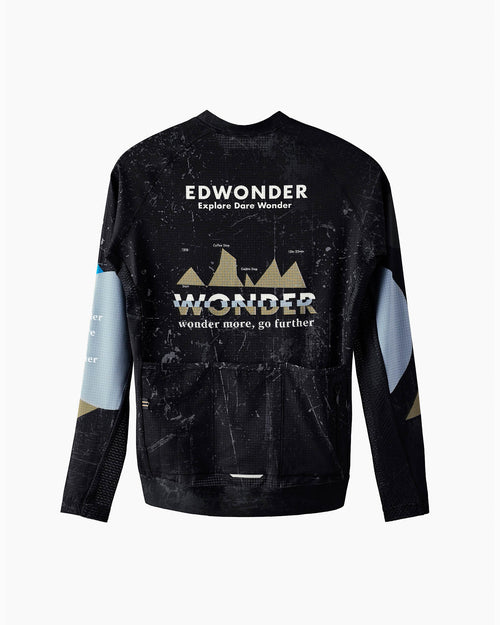 EdWonder 薄長車衣 Wonder More LS Jersey Summit Black 女款 黑