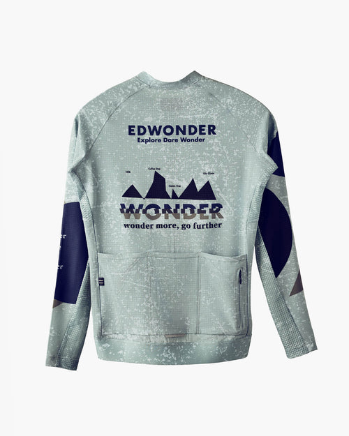 EdWonder 薄長車衣 Wonder More LS Jersey Summit Grey 男款 灰