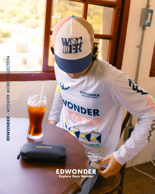 Edwonder 長袖機能Tee Wonder More LS Tech Tee - Motion Grey 男女共版 淺灰