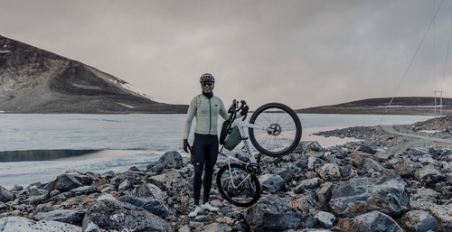 Café du Cycliste 車衣Audax Emilie Cold Dye Hay Green 長袖 男款 牧草綠
