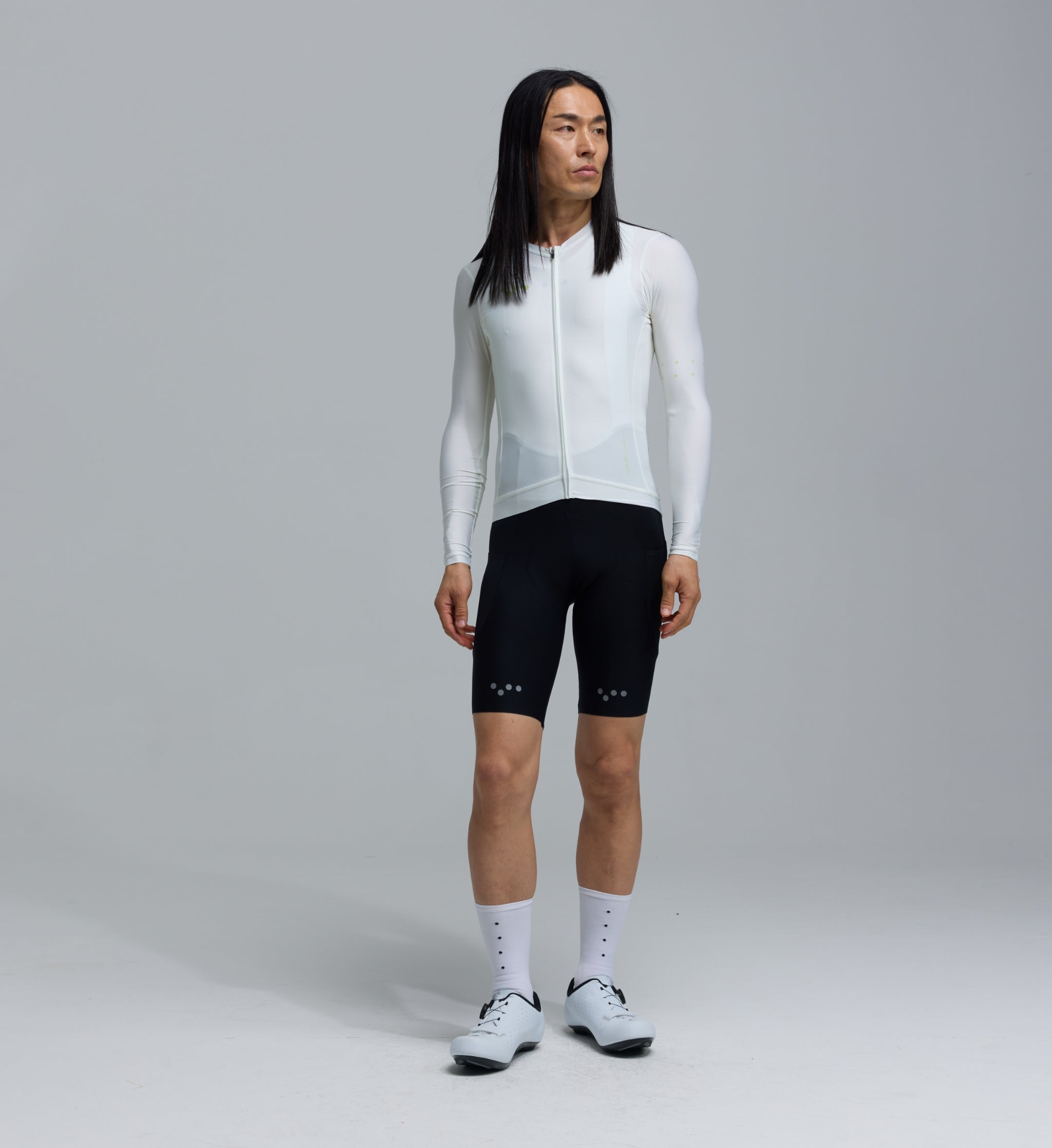 Pedla 薄長袖車衣 Essentials Classic LS Jersey Porcelain 男款 瓷白