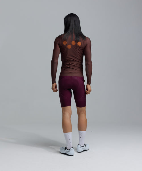 Pedla 薄長袖車衣 Essentials Classic LS Jersey Wood 男款 棕