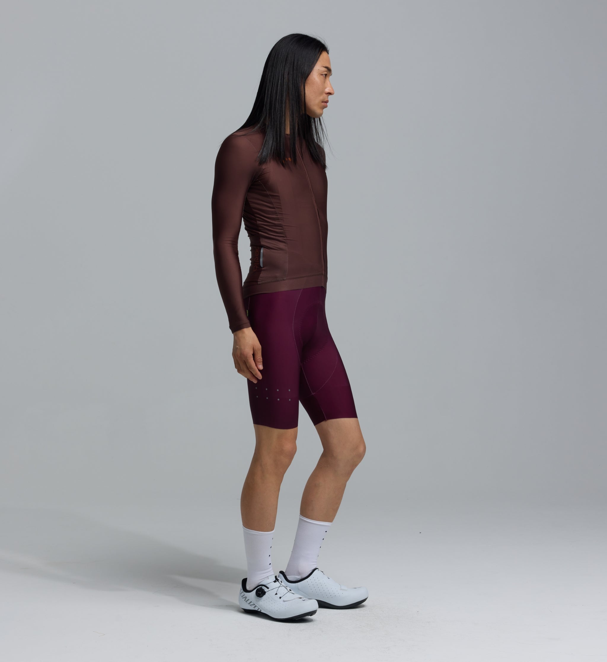 Pedla 薄長袖車衣 Essentials Classic LS Jersey Wood 男款 棕