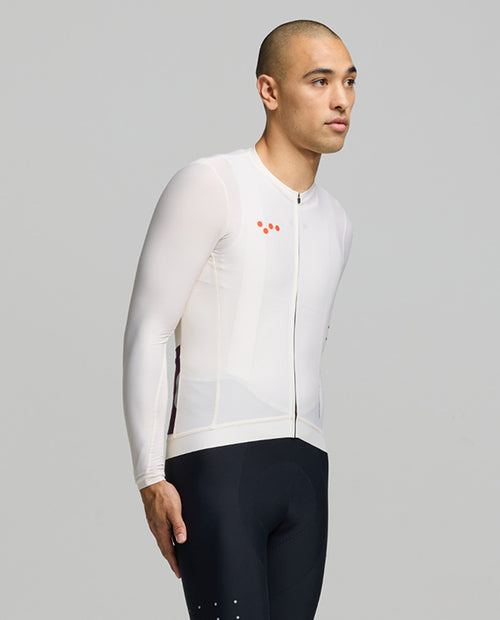 Pedla 薄長袖車衣 BOLD Essentials Classic LS Jersey Almond 男款 杏白