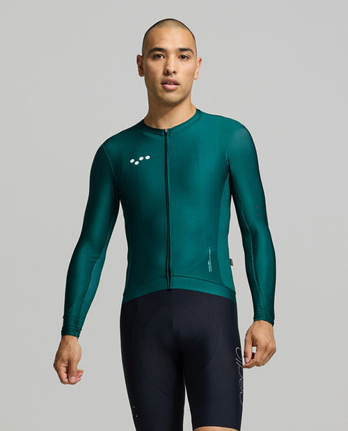 Pedla 薄長袖車衣 BOLD Essentials Classic LS Jersey Pine 男款 松綠