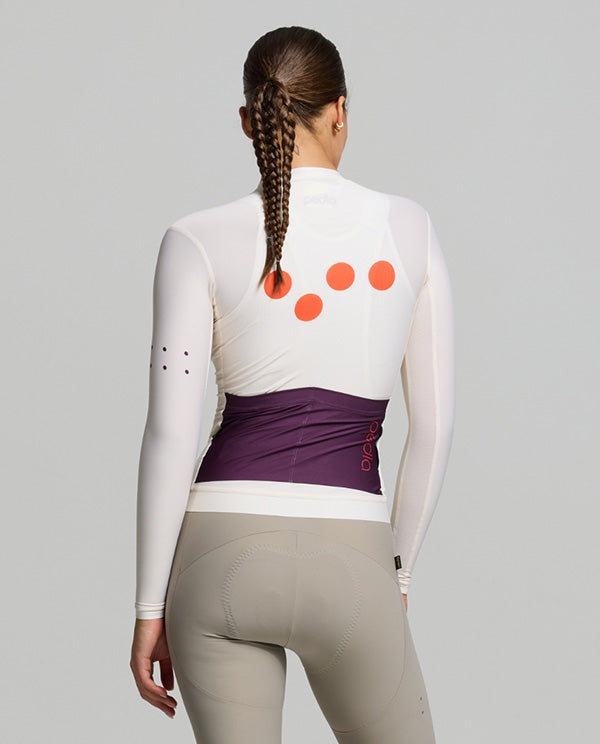 Pedla 薄長袖車衣 BOLD Essentials Classic LS Jersey Almond 女款 杏白